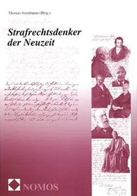 Vormbaum |  Strafrechtsdenker der Neuzeit | Buch |  Sack Fachmedien