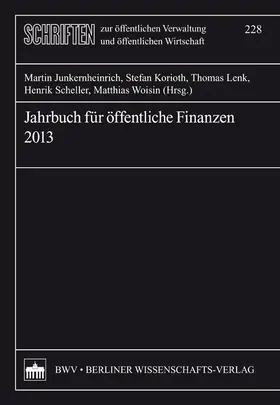 Junkernheinrich / Korioth / Lenk |  Jahrbuch für öffentliche Finanzen (2013) | Buch |  Sack Fachmedien