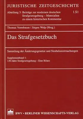 Vormbaum / Welp |  Das Strafgesetzbuch | Buch |  Sack Fachmedien