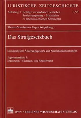 Vormbaum |  Das Strafgesetzbuch | Buch |  Sack Fachmedien