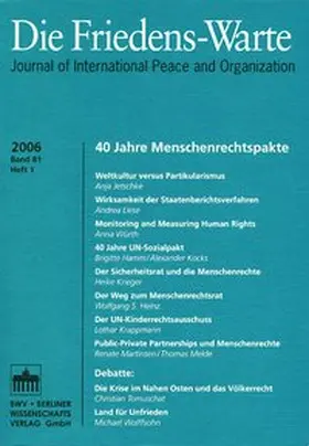 Ipsen / Rittberger / Tomuschat |  40 Jahre Menschenrechtspakte | Buch |  Sack Fachmedien