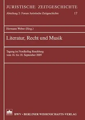 Weber |  Literatur, Recht und Musik | Buch |  Sack Fachmedien