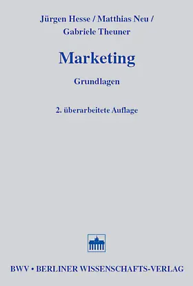 Hesse / Neu / Theuner |  Marketing | Buch |  Sack Fachmedien