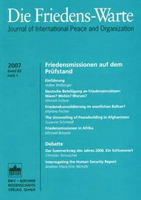 Ipsen / Rittberger / Tomuschat |  Friedensmissionen auf dem Prüfstand | Buch |  Sack Fachmedien