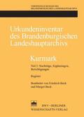  Urkundeninventar des Brandenburgischen Landeshauptarchivs - Kurmark | Buch |  Sack Fachmedien
