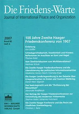 Rittberger / Tomuschat |  100 Jahre Zweite Haager Friedenskonferenz | Buch |  Sack Fachmedien