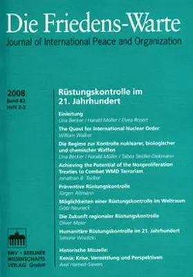 Rittberger / Tomuschat |  Rüstungskontrolle im 21. Jahrhundert | Buch |  Sack Fachmedien