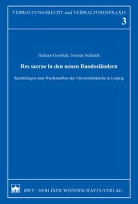 Goerlich / Schmidt |  Res Sacrae in den neuen Bundesländern | Buch |  Sack Fachmedien