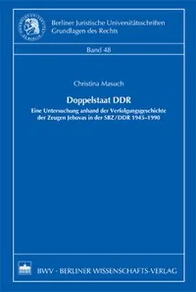 Masuch |  Doppelstaat DDR | Buch |  Sack Fachmedien