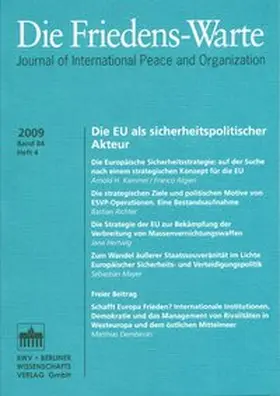 Rittberger / Tommuschat |  Die EU als sicherheitspolitischer Akteur | Buch |  Sack Fachmedien
