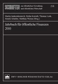 Junkernheinrich / Korioth / Lenk |  Jahrbuch für öffentliche Finanzen (2010) | Buch |  Sack Fachmedien