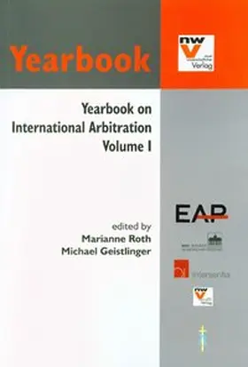 Roth / Geistlinger |  Yearbook on International Arbitration | Buch |  Sack Fachmedien