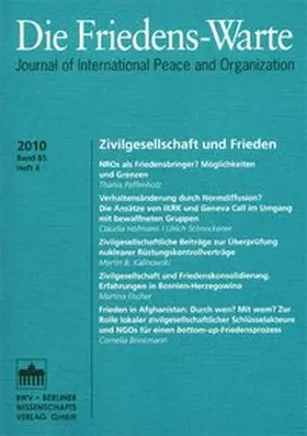 Rittberger / Tomuschat |  FW - Heft 04/2010, Jg. 85 | Buch |  Sack Fachmedien