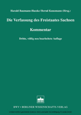 Baumann-Hasske / Kunzmann | Die Verfassung des Freistaates Sachsen | E-Book | sack.de