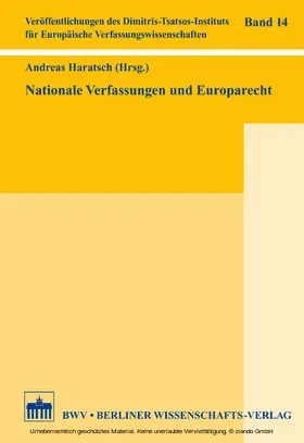 Haratsch |  Nationale Verfassungen und Europarecht | eBook | Sack Fachmedien