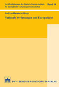 Haratsch |  Nationale Verfassungen und Europarecht | eBook | Sack Fachmedien