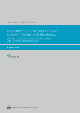 Kauz / Simon / Bauer | Windenergie in Deutschland und Kleinwindenergie international | E-Book | sack.de