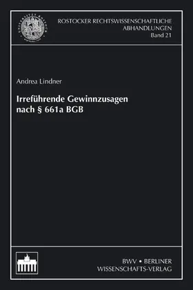 Lindner |  Irreführende Gewinnzusagen nach §661a BGB | eBook | Sack Fachmedien