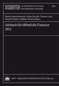 Junkernheinrich / Korioth / Lenk |  Jahrbuch für öffentliche Finanzen 2012 | eBook | Sack Fachmedien