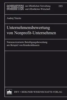 Teterin |  Unternehmensbewertung von Nonprofit-Unternehmen | eBook | Sack Fachmedien