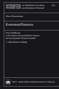 Zimmermann |  Kommunalfinanzen | eBook | Sack Fachmedien