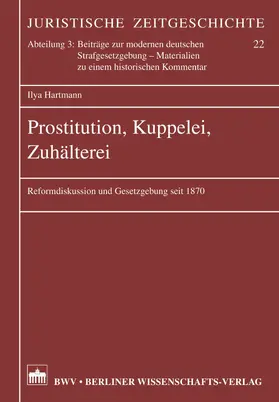 Hartmann |  Prostitution, Kuppelei, Zuhälterei | eBook | Sack Fachmedien