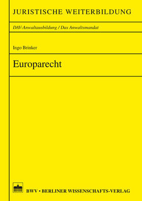 Brinker | Europarecht | E-Book | sack.de
