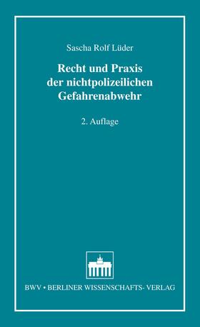 Lüder | Recht und Praxis der nichtpolizeilichen Gefahrenabwehr | E-Book | sack.de