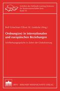 Gröschner / Lembcke |  Ordnung(en) in internationalen und europäischen Beziehungen | eBook | Sack Fachmedien