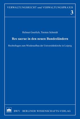 Goerlich / Schmidt |  Res sacrae in den neuen Bundesländern | eBook | Sack Fachmedien