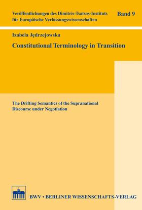 Jedrzejowska |  Constitutional Terminology in Transition | eBook | Sack Fachmedien