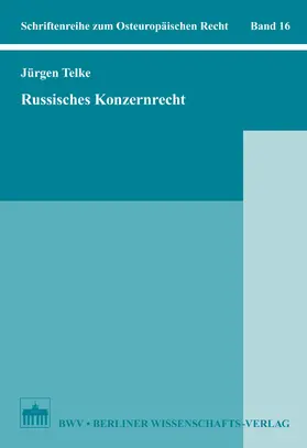 Telke |  Russisches Konzernrecht | eBook | Sack Fachmedien