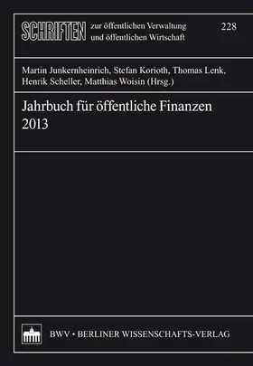 Junkernheinrich / Korioth / Lenk |  Jahrbuch für öffentliche Finanzen 2013 | eBook | Sack Fachmedien