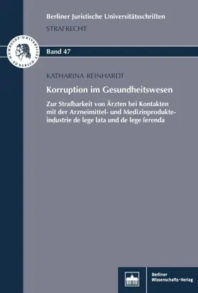 Reinhardt |  Korruption im Gesundheitswesen | eBook | Sack Fachmedien