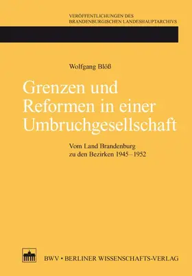 Blöß |  Grenzen und Reformen in einer Umbruchgesellschaft | Buch |  Sack Fachmedien