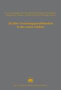 Möller / Kohl / Munz |  20 Jahre Verfassungsgerichtsbarkeit in den neuen Ländern | Buch |  Sack Fachmedien