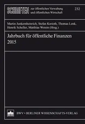 Junkernheinrich / Korioth / Lenk |  Jahrbuch für öffentliche Finanzen (2015) | Buch |  Sack Fachmedien