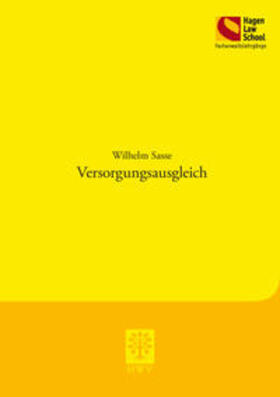 Sasse | Versorgungsausgleich | Buch | 978-3-8305-3536-2 | sack.de