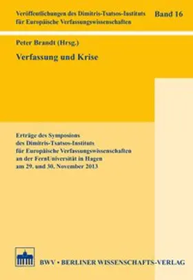 Brandt | Verfassung und Krise | Buch | 978-3-8305-3585-0 | www.sack.de
