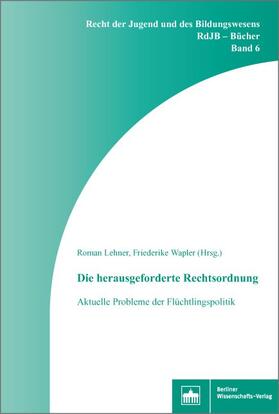 Lehner / Wapler | Die herausgeforderte Rechtsordnung | Buch | 978-3-8305-3737-3 | sack.de