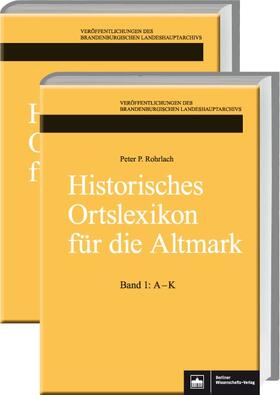 Rohrlach |  Historisches Ortslexikon für die Altmark | Buch |  Sack Fachmedien
