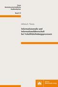 Tieves |  Informationsmaße und Informationsführerschaft bei Volatilitätsfindungsprozessen | Buch |  Sack Fachmedien
