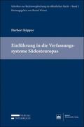 Küpper |  Einführung in die Verfassungssysteme Südosteuropas | Buch |  Sack Fachmedien