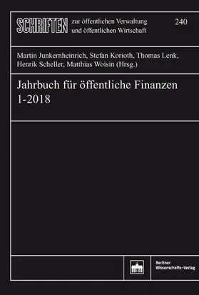 Junkernheinrich / Korioth / Lenk |  Jahrbuch für öffentliche Finanzen (2018) 1 | Buch |  Sack Fachmedien