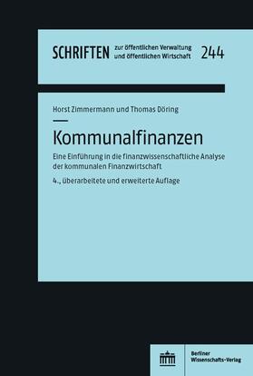 Zimmermann / Döring |  Kommunalfinanzen | Buch |  Sack Fachmedien