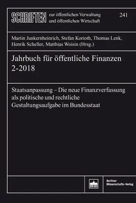 Junkernheinrich / Korioth / Lenk |  Jahrbuch für öffentliche Finanzen 2-2018 | eBook | Sack Fachmedien