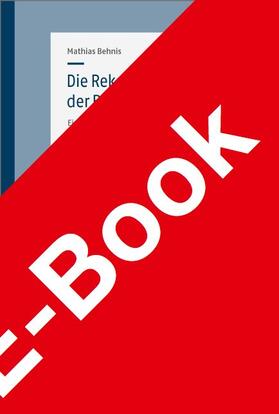 Behnis | Die Rekommunalisierung der Berliner Wasserbetriebe | E-Book | sack.de