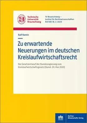 Ramin | Zu erwartende Neuerungen im deutschen Kreislaufwirtschaftsrecht | E-Book | sack.de