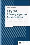 Melzer |  § 33g GWB: Offenlegung versus Geheimnisschutz | eBook | Sack Fachmedien