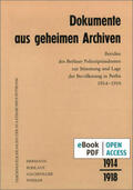 Wissenschafts-Verlag |  Dokumente aus geheimen Archiven | eBook | Sack Fachmedien